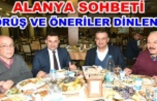 Alanya'nın eski başkanları buluştu