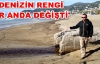 Alanya plajlarında petrol atığı tehlikesi