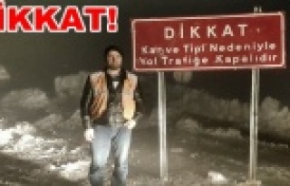 Alanya'ya gelen o yol kardan kapandı