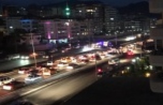 Alanya yeni çevre yolunda feci kaza