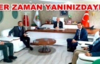 Çavuşoğlu’na Vakıfbank'tan ziyaret