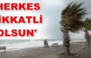 Dikkat! Meteoroloji'den fırtına uyarısı