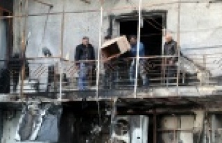 İş hanında yangın