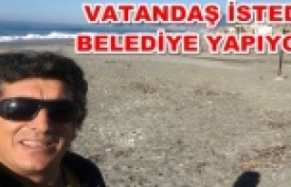 Mahmutlar Sahili'ne dev hizmet