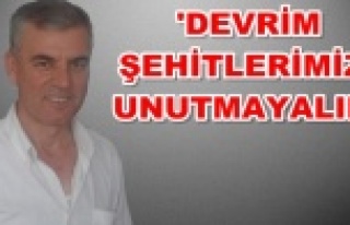 Özbaş, şehit ve aydınlarımızı andı