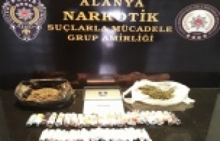 Alanya'da flaş uyuşturucu operasyonu