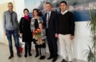 Alanya'nın gururu Er'i ziyaret etti