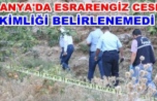 Alanya’da uçurum kenarında erkek cesedi bulundu