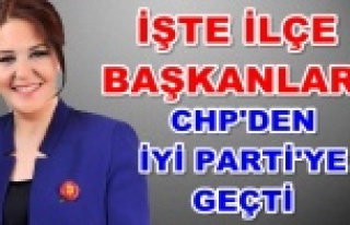 İYİ Parti'nin Antalya ilçelerindeki başkanları...