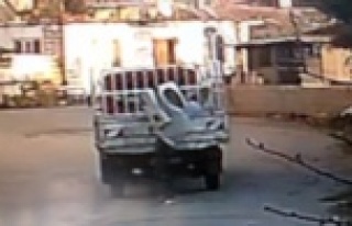 Klima motoru hırsızlığı kamerada