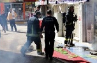 Mangal evinde çıkan baca yangını korkuttu