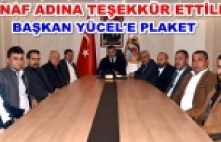 Oda Başkanlarından, Başkan Yücel'e hizmet...