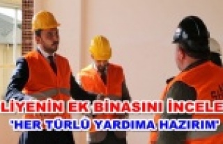 Alanya'nın beklediği inşaatı yerinde inceledi