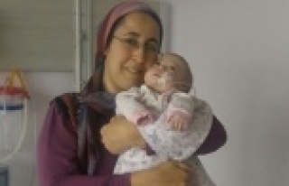 7 aylık Tuana bebeğin yaşam mücadelesi