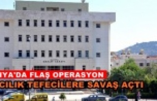 Alanya'da tefeci operasyonu, gözaltılar var