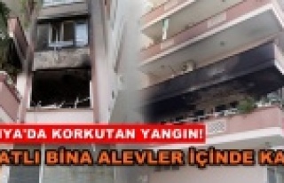 Alanya'da yangın paniği!