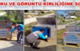 Alanya'nın çöp konteynerleri yenileniyor