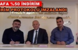 ALESO'dan esnafa yüzde 50 indirim müjdesi