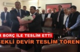 Ali Akkaya odayı borçsuz devretti