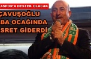 Bakan Çavuşoğlu Alanya'ya geldi