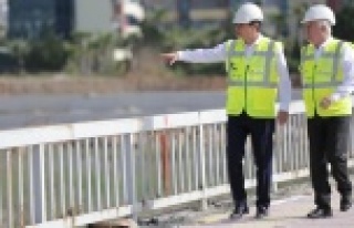 Başkan Türel mega projeyi denetledi