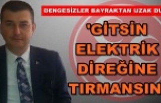 'Bayrağa uzanan elleri kırarız'