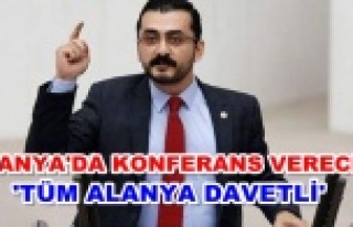 Eren Erdem konferansa geliyor