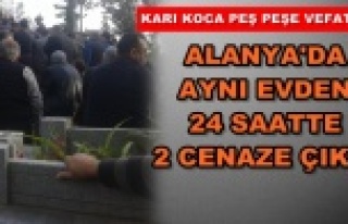 Eşinin ölümüne 24 saat dayanabildi