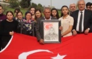 Gazi kızından şehit ailesine anlamlı hediye