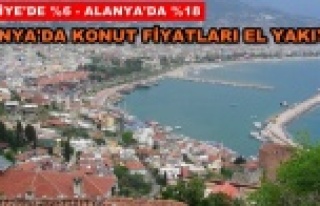 Konut fiyatlarında Alanya Türkiye'yi üçe...