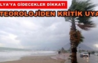 Meteorolojiden kritik fırtına uyarısı