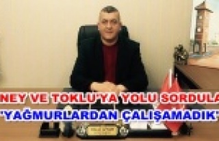 O yol yağmursuz 20 günde bitiyor