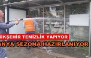 Otobüs durakları pırıl pırıl