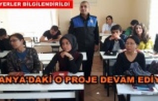 Polis ve Alanya halkı el ele vermeye devam ediyor