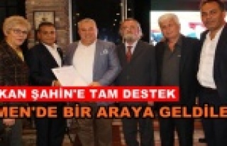 Şahin'den Mahmutlar'a teşekkür