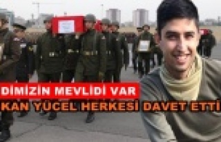 Şehidimiz için mevlid okutulacak