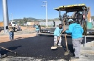 Demirtaş Düğün Salonu çevresine sıcak asfalt