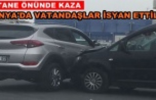 Yeni hastane kavşağında kaza eksik olmuyor