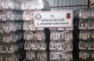 21 bin litre etil alkol ele geçirildi