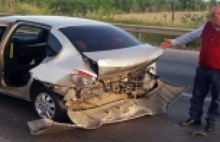 Aksu'da trafik kazası: 1 yaralı
