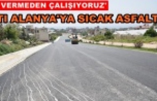 Alanya Belediyesi'nden dört dörtlük cadde