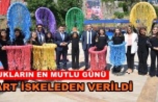 Alanya'da 23 Nisan coşkusu başladı