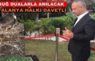 Alanya'da Türkeş için Mevlid okutulacak
