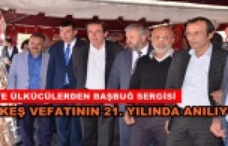 Alanya'da Türkeş için sergi açıldı