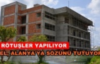 Alanya'daki beklenen tesis son düzlükte