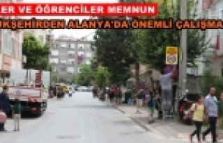 Alanya'daki okul yolları artık daha güvenli