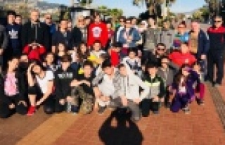 Alanya spor yapıyor