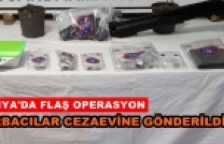 Alanya’da uyuşturucu operasyonuna 11 tutuklama