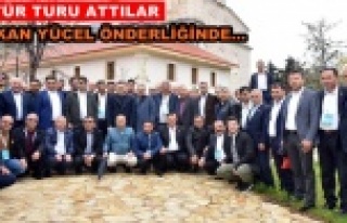 Alanyalı muhtarlar Makedonya'da