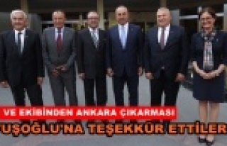 ALTSO'dan ilk ziyaret Bakan Çavuşoğlu'na